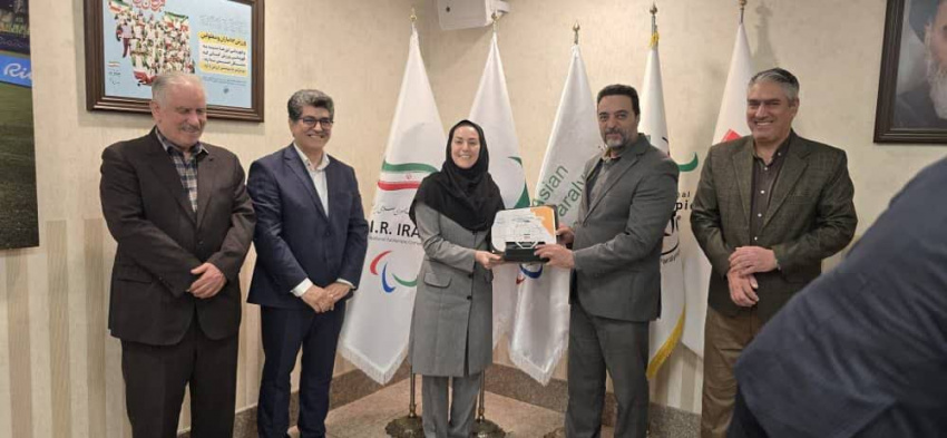 تقدیر کمیته ملی المپیک جمهوری اسلامی ایران از رییس مرکز آموزش علمی کاربردی شباهنگ شهریار